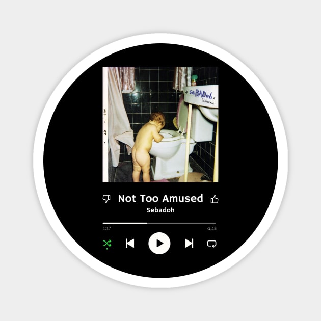 Stereo Music Player - Not Too Amused Magnet by Stereo Music